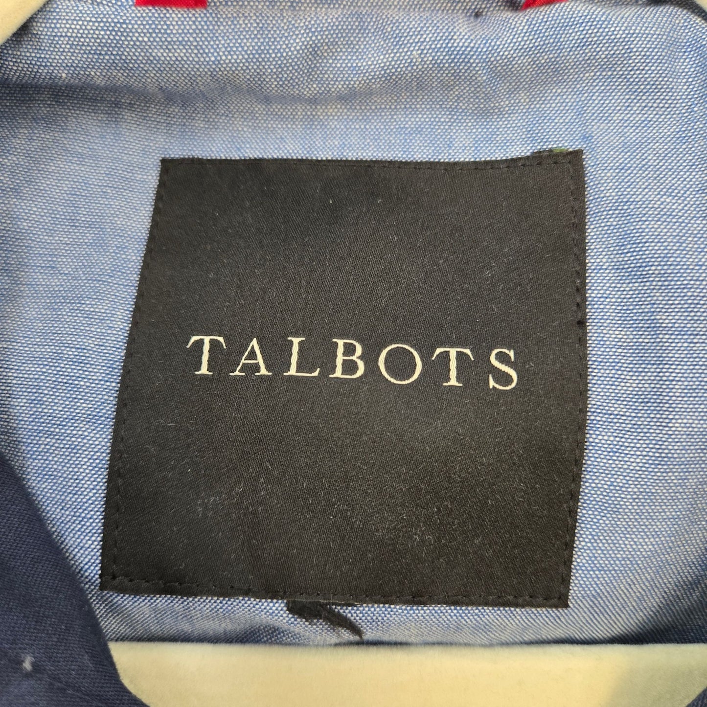 Talbots Cotton Hidden Zipper Hooded jacket Size Large (est)
