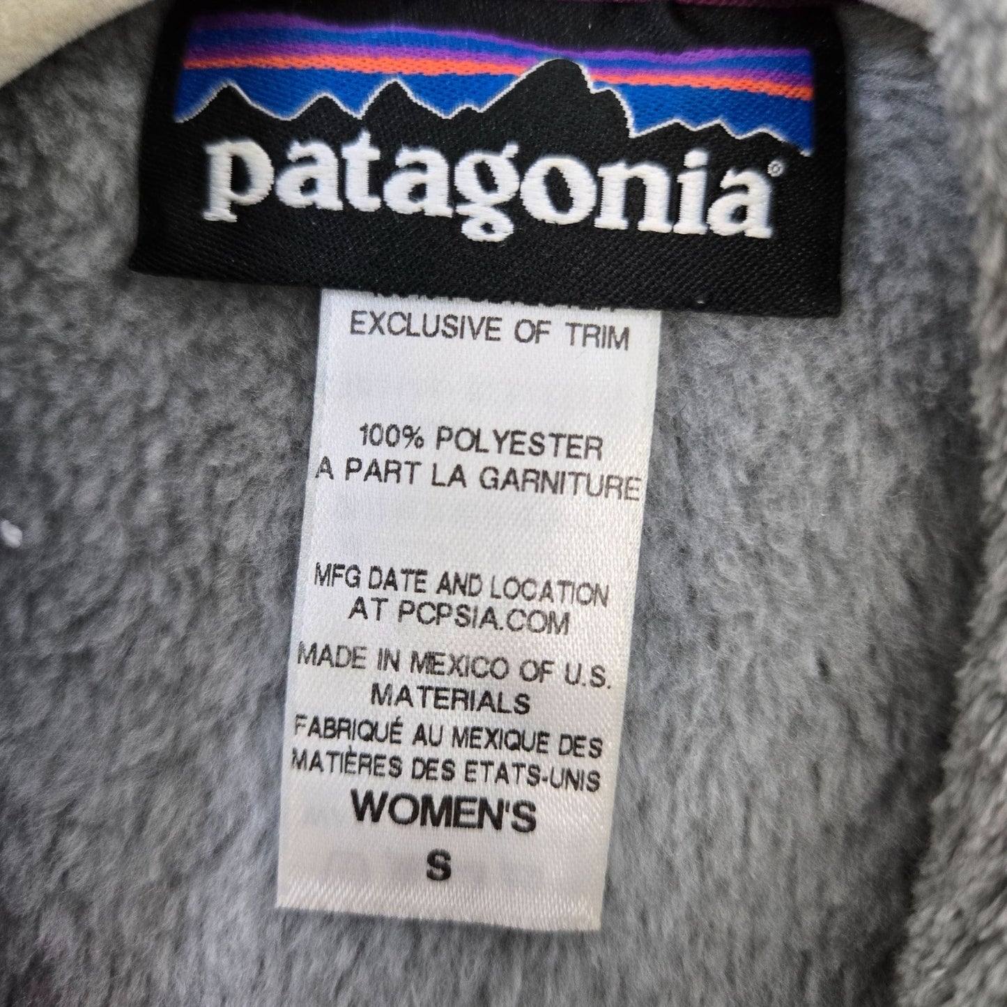 Patagonia Snap T Fleece Full Zip Vest Size Small