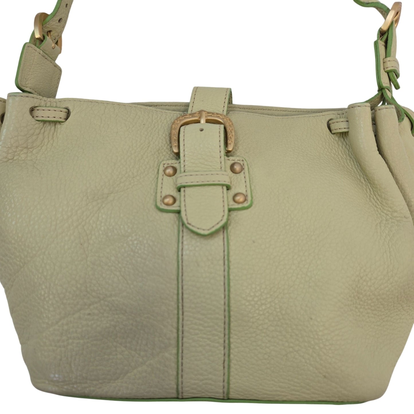 Dooney & Bourke Lime Green Medium Gathered Sac from the Marchesa Collection