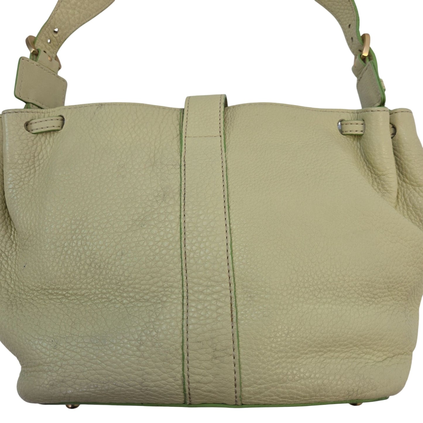 Dooney & Bourke Lime Green Medium Gathered Sac from the Marchesa Collection