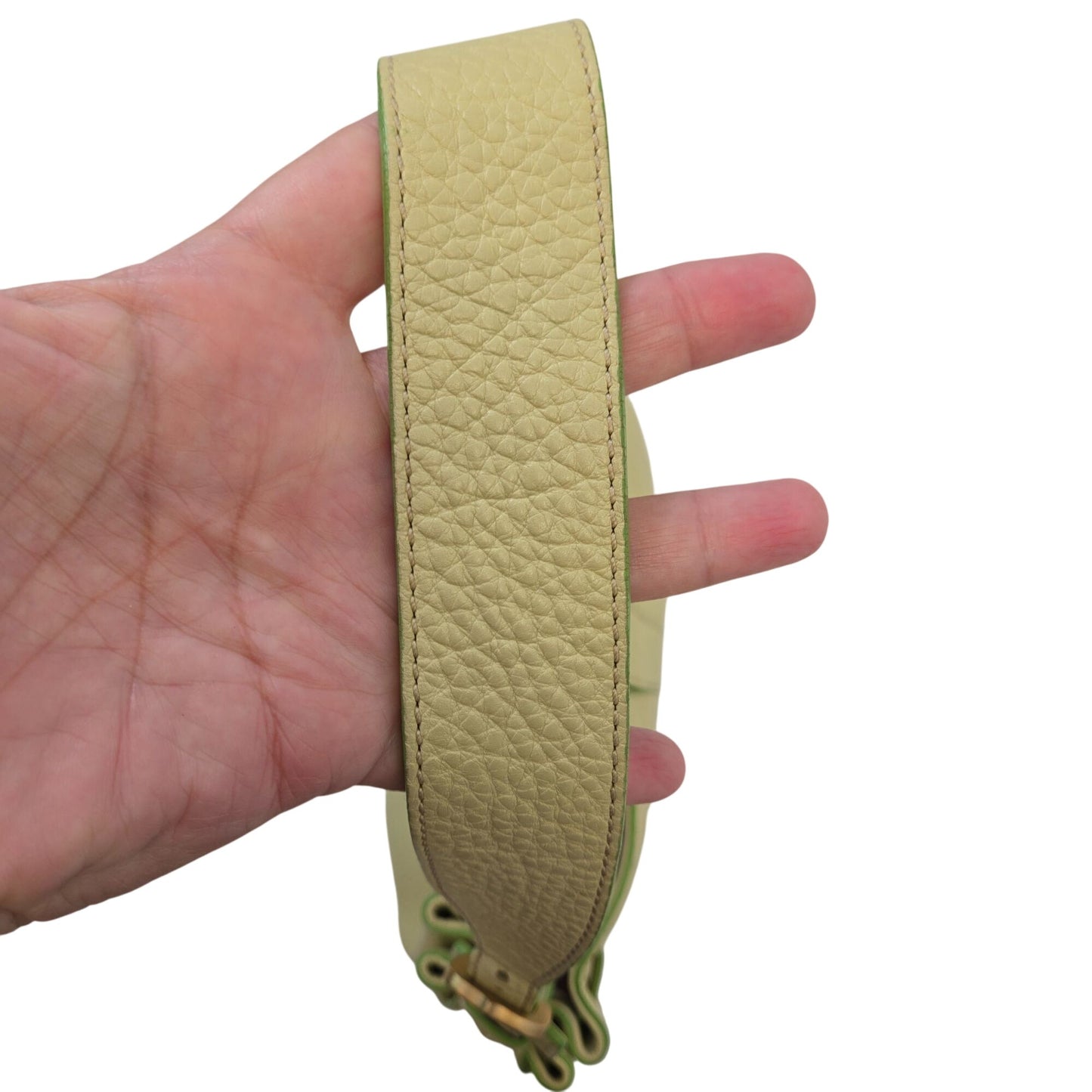 Dooney & Bourke Lime Green Medium Gathered Sac from the Marchesa Collection