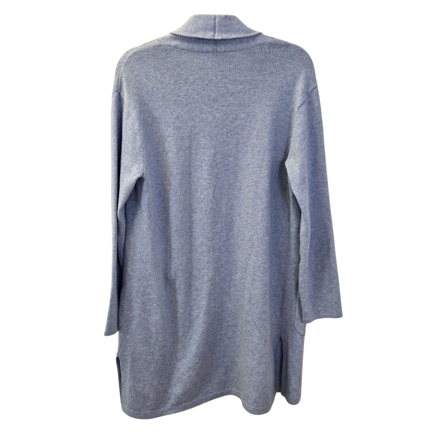 Talbots Cotton Blend Longline Open Cardigan Sweater Size Medium