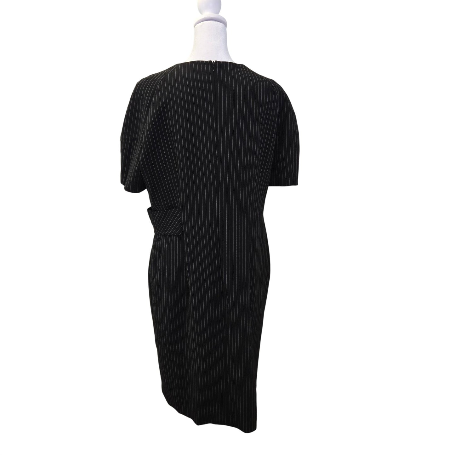 BOSS Hugo Boss Dedori Pinstripe Ponte Sheath Dress Size 12