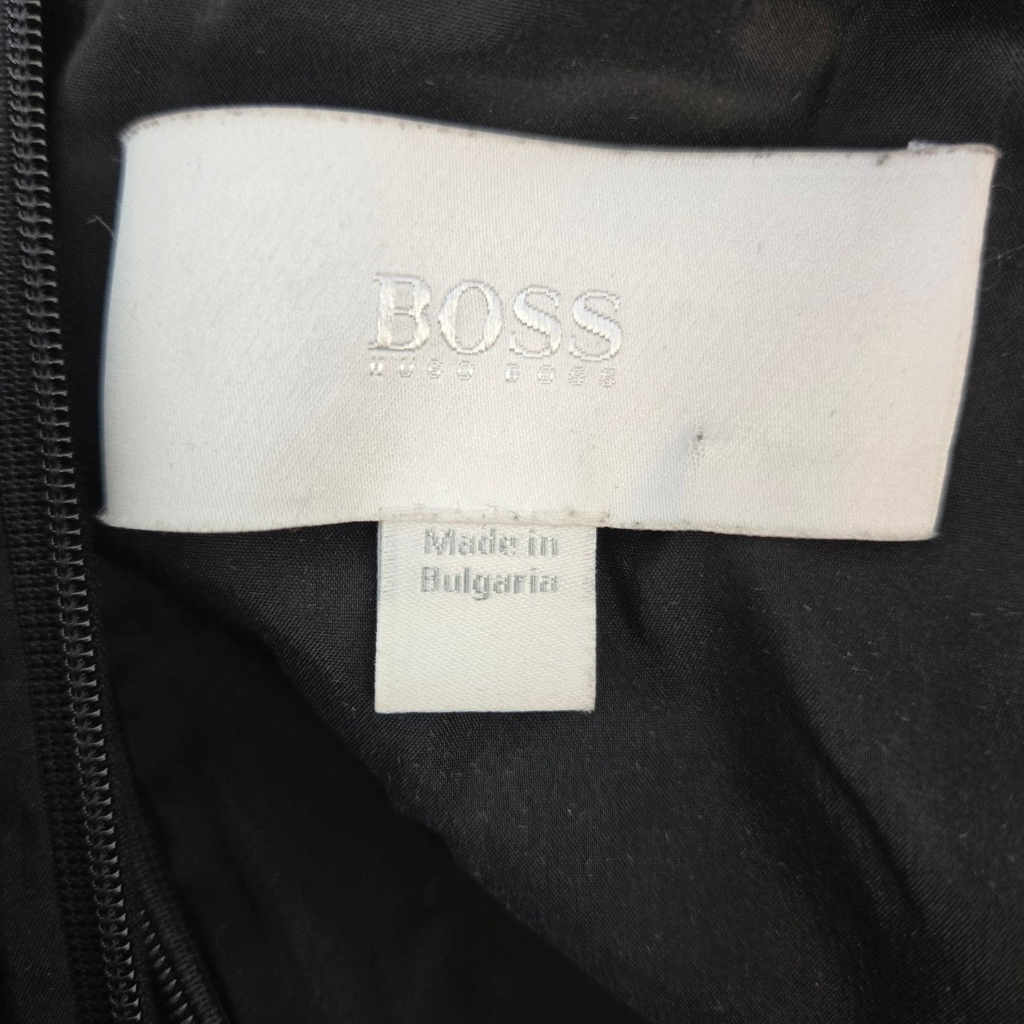 BOSS Hugo Boss Dedori Pinstripe Ponte Sheath Dress Size 12