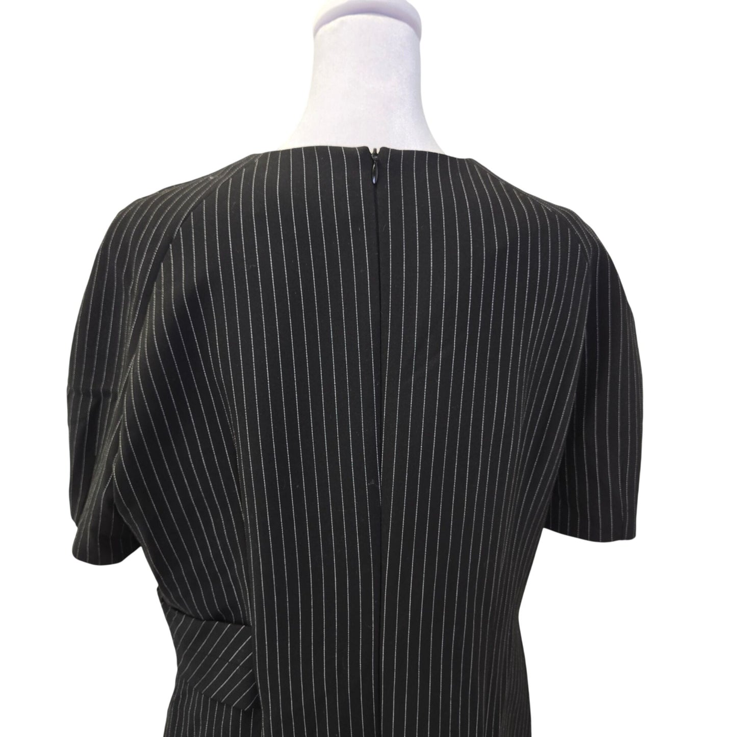 BOSS Hugo Boss Dedori Pinstripe Ponte Sheath Dress Size 12