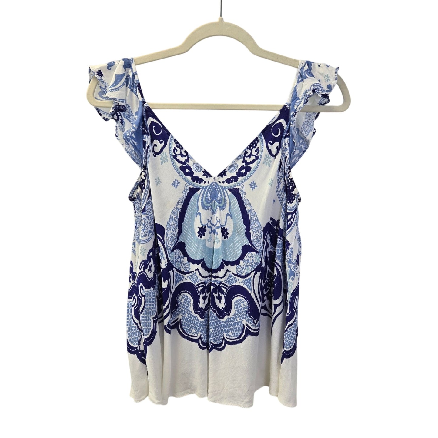 Anthropologie Maeve Clana 100% Viscose Trapeze Top Size 0