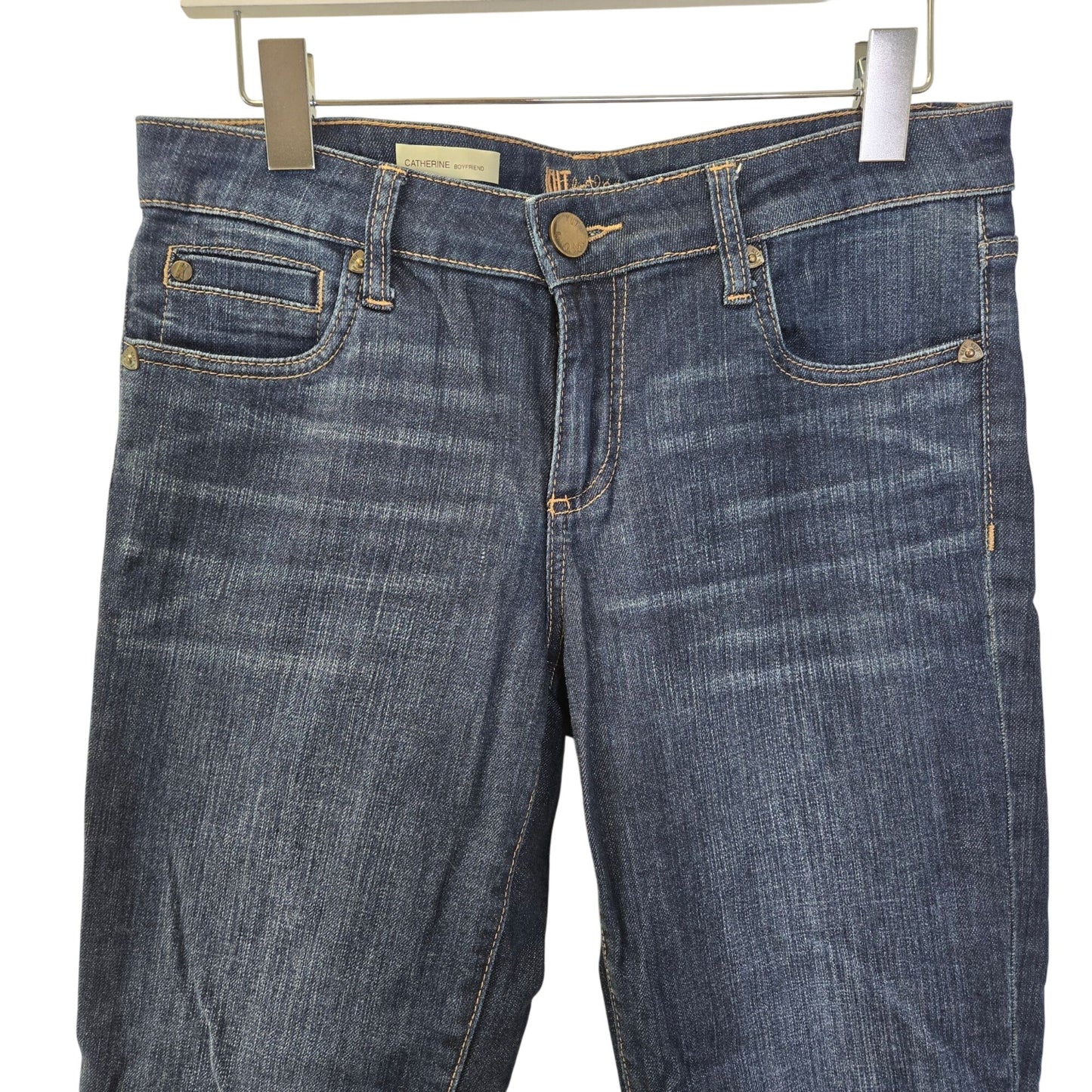 Kut from the Kloth Catherine Mid-Rise Boyfriend Jeans Size 6