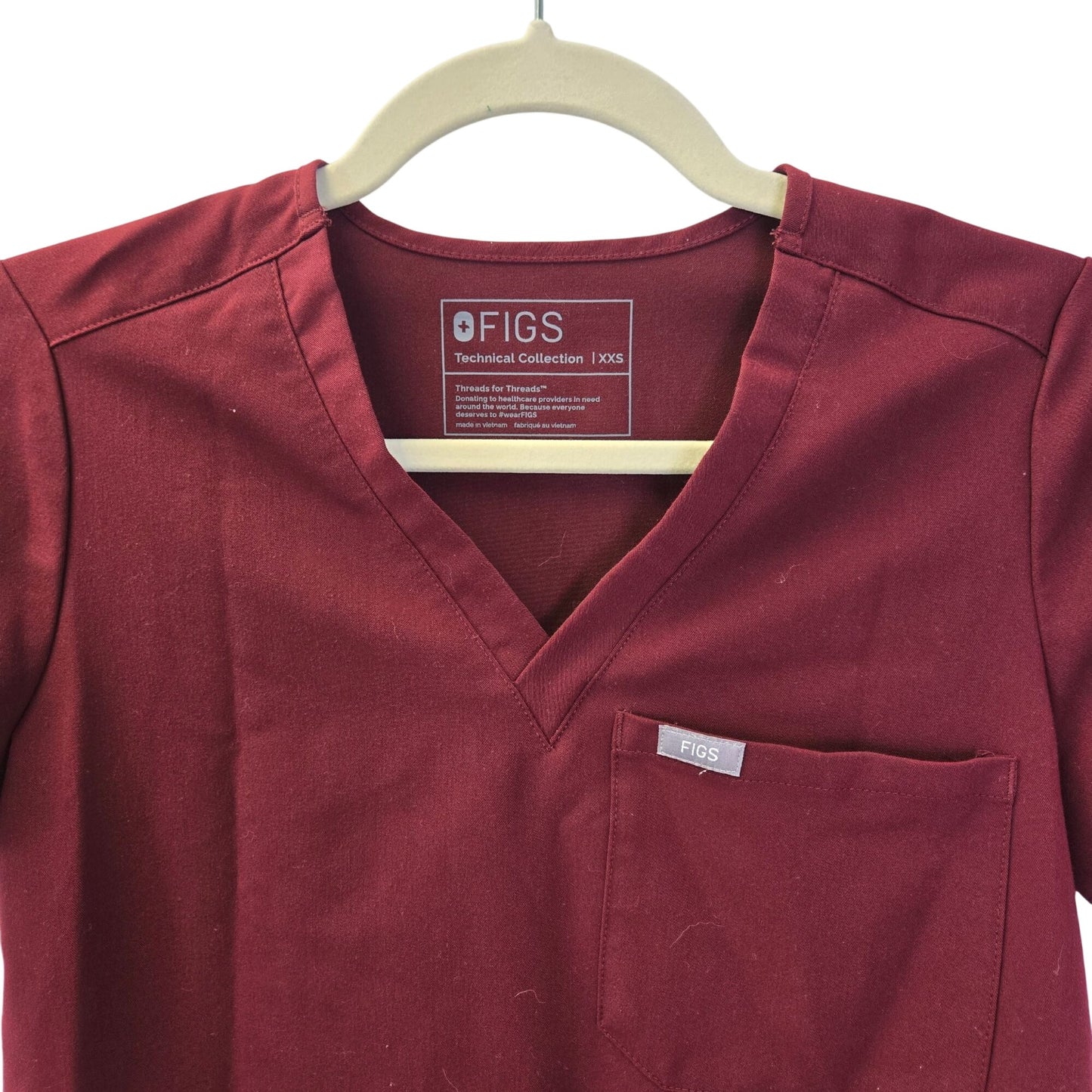 FIGS Catarina One-Pocket Scrub Top Size XS