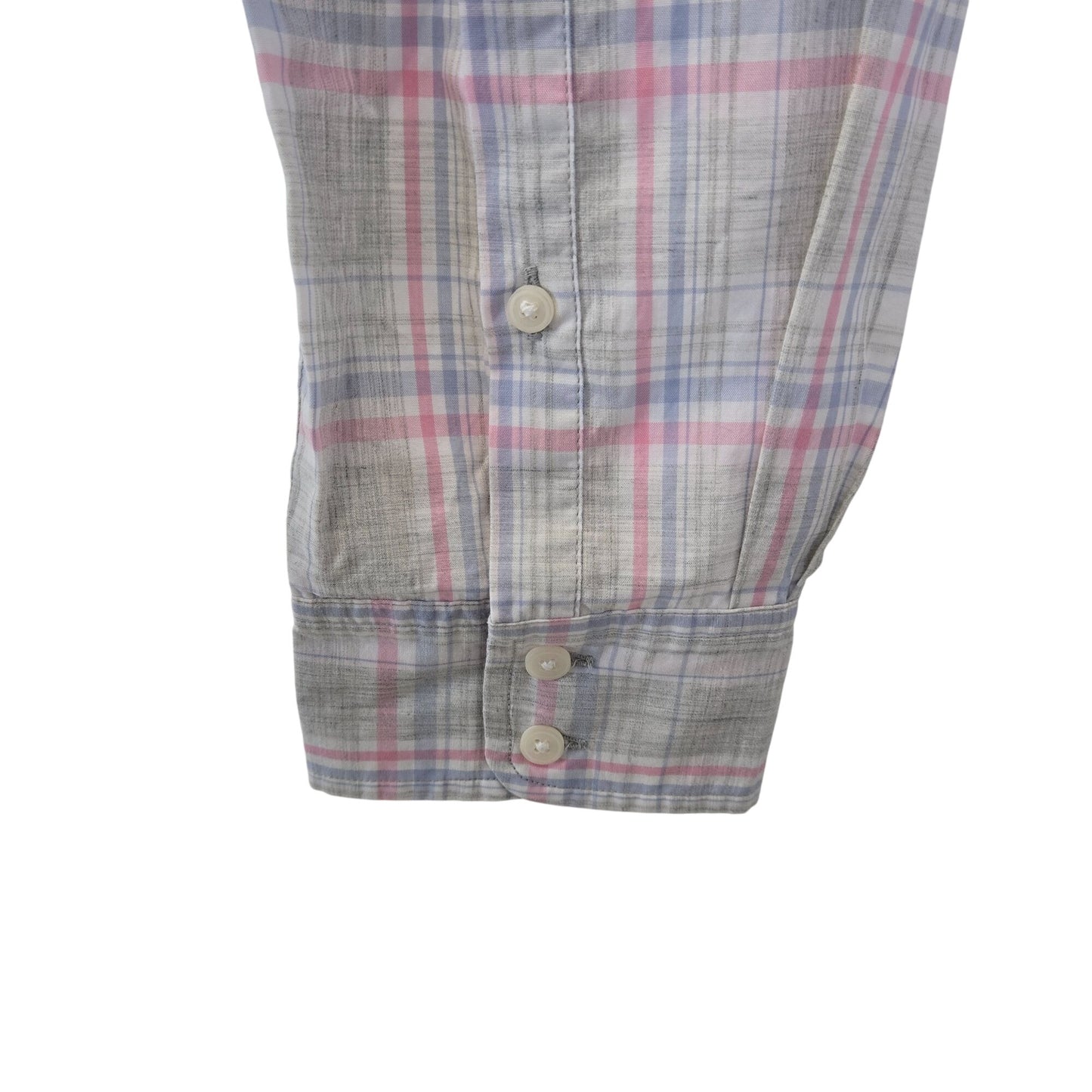 NWT UNTUCKit Chasseles Plaid Long Sleeve Button Down Shirt Size 12