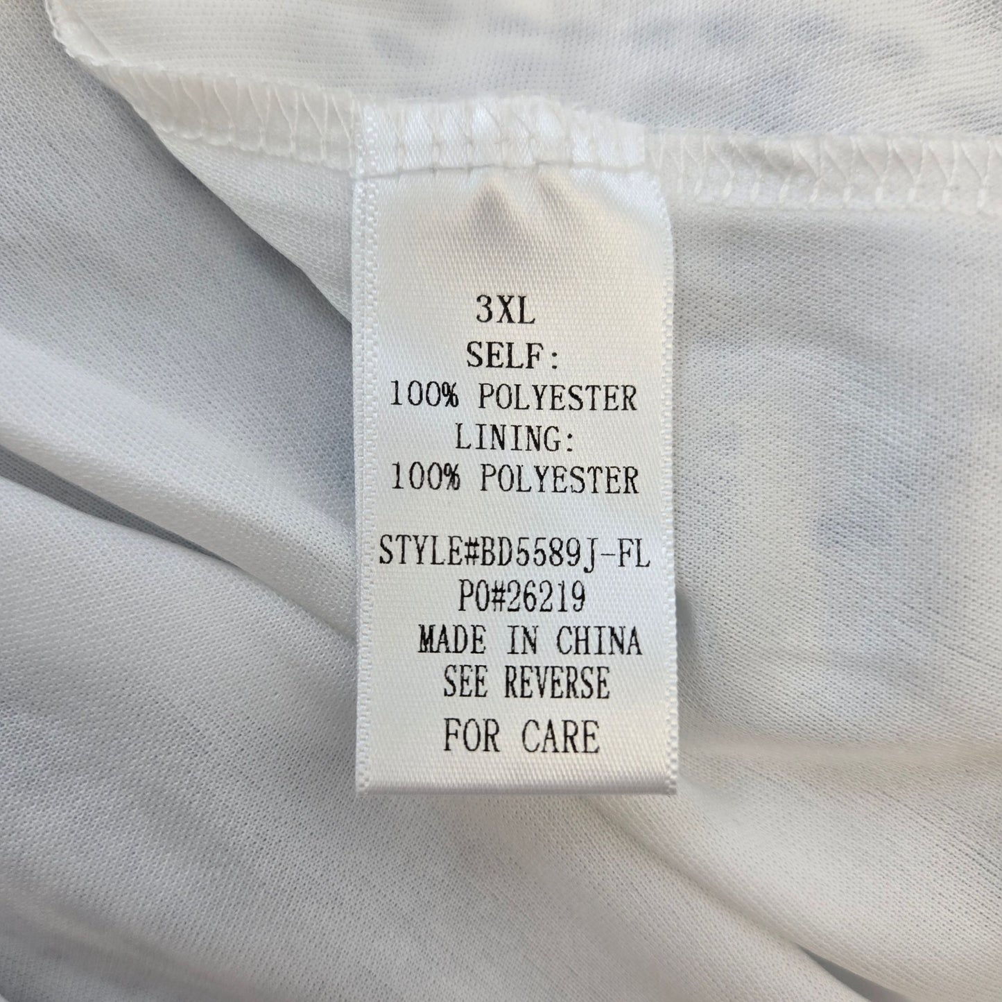 NWT Baltic Born Skyla Deep V Maxi Dress in Blue Print Size 3X