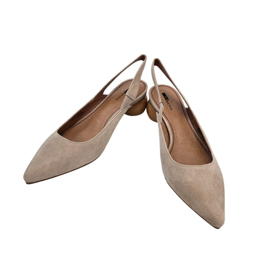 NWT/NIB Matiko Circa Suede Leather Pointy Toe Ball Heel Shoes Size 39/US 8.5