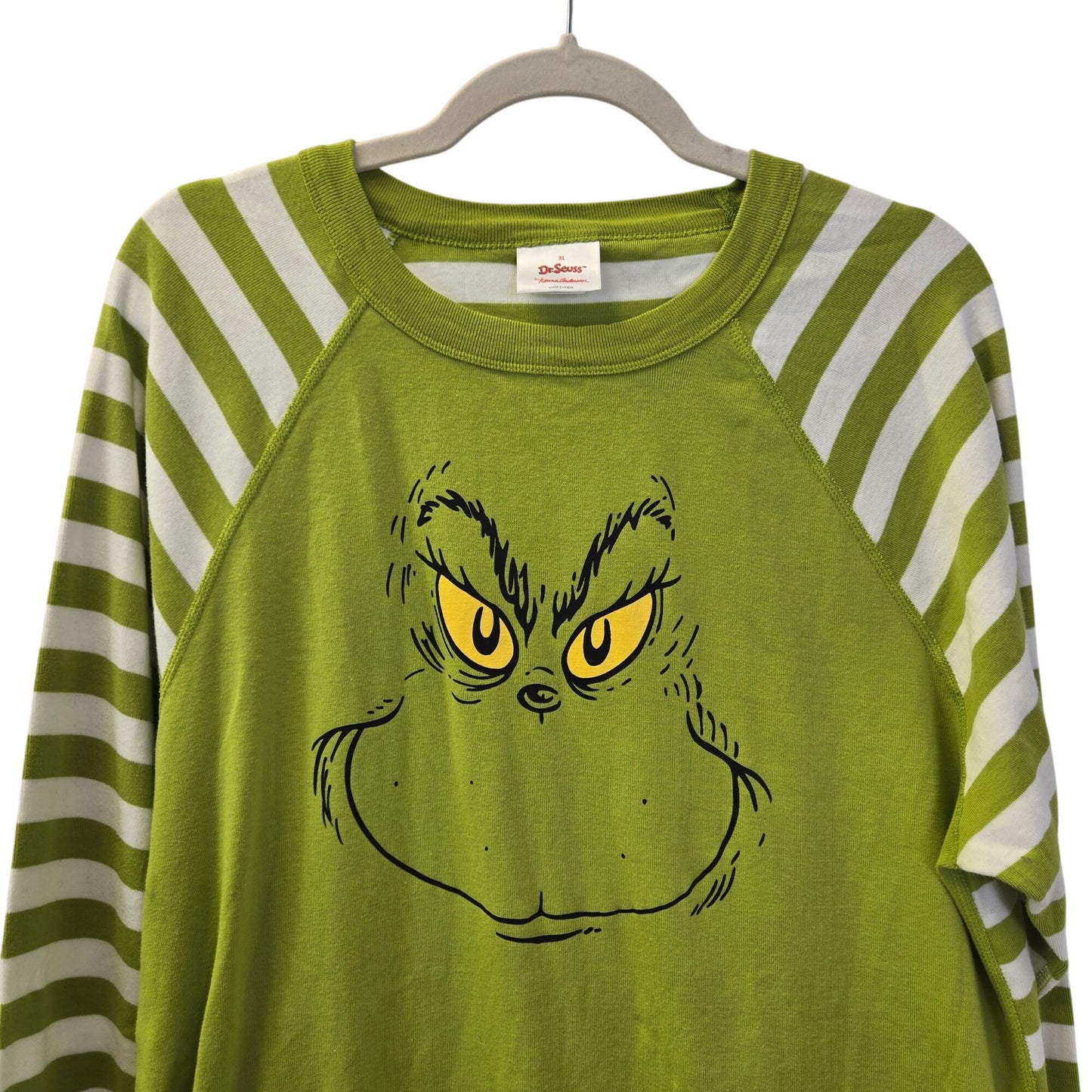 Hanna Andersson Adult Dr. Seuss Grinch Long John Pajama Set Size XL/XXL