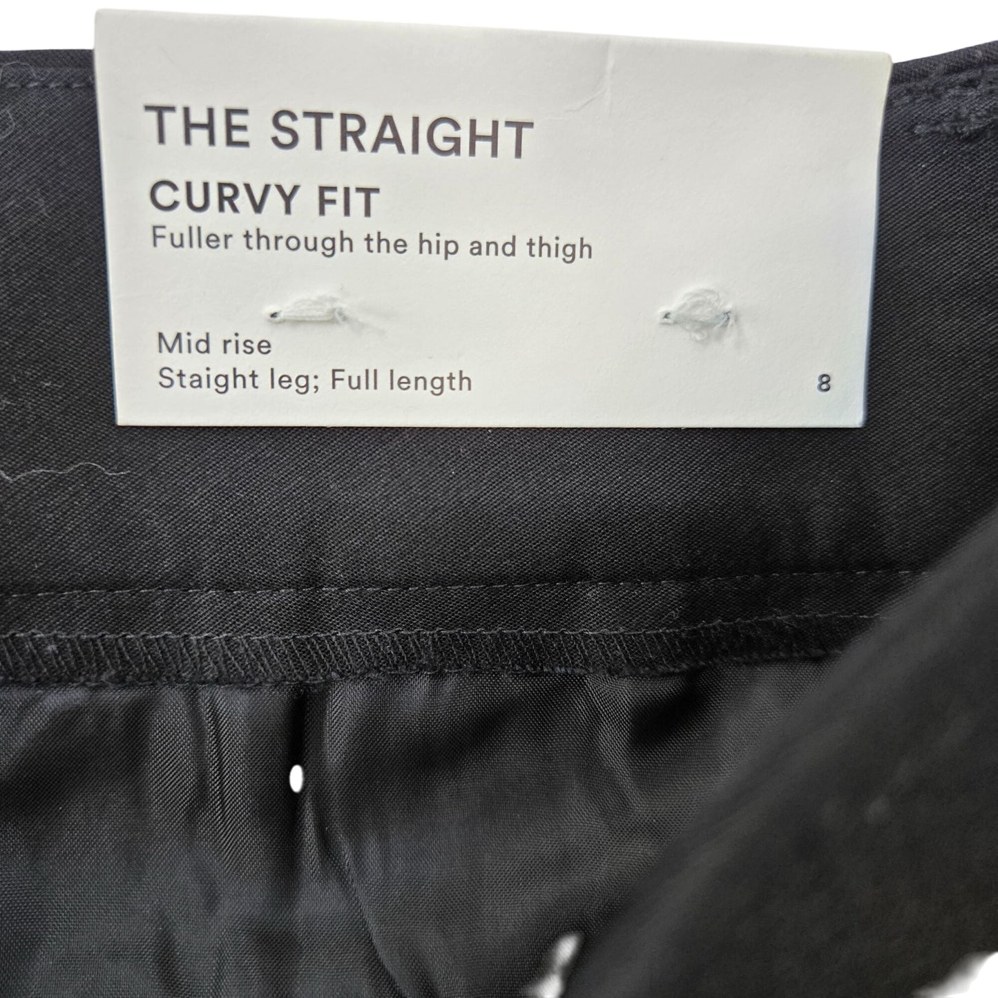 NWT Ann Taylor Loft The Straight Curvy Fit Trouser Dress Pants Size 8