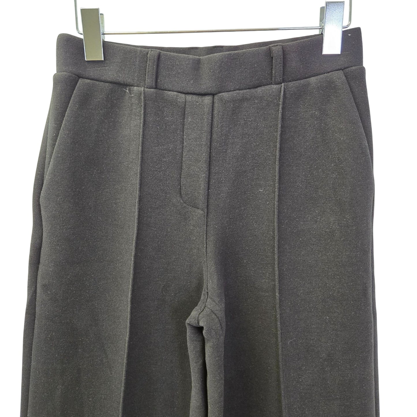 NWT OGL FuzzLuxe Wool Blend Wide Leg Seamed Pants Size Small