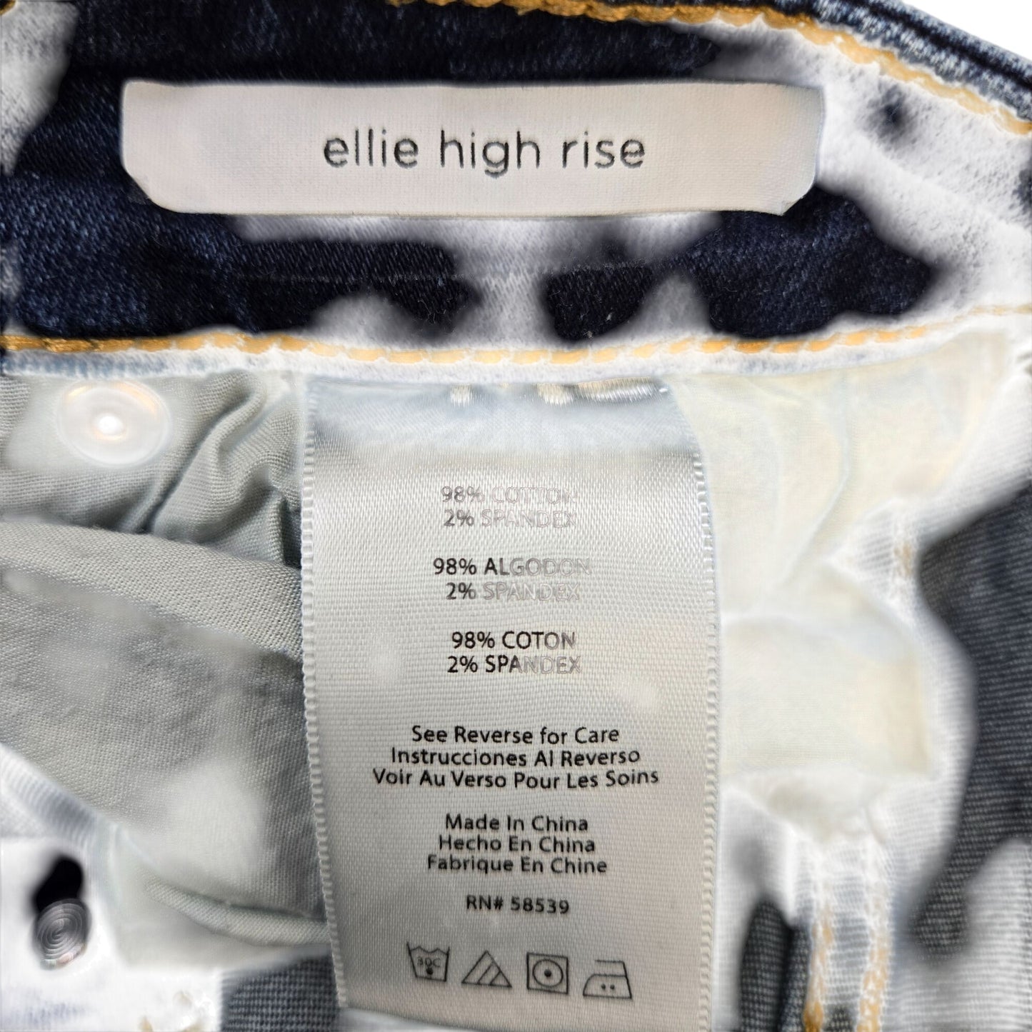 STS Blue Ellie High Rise Button Fly Distressed Jeans Size 25