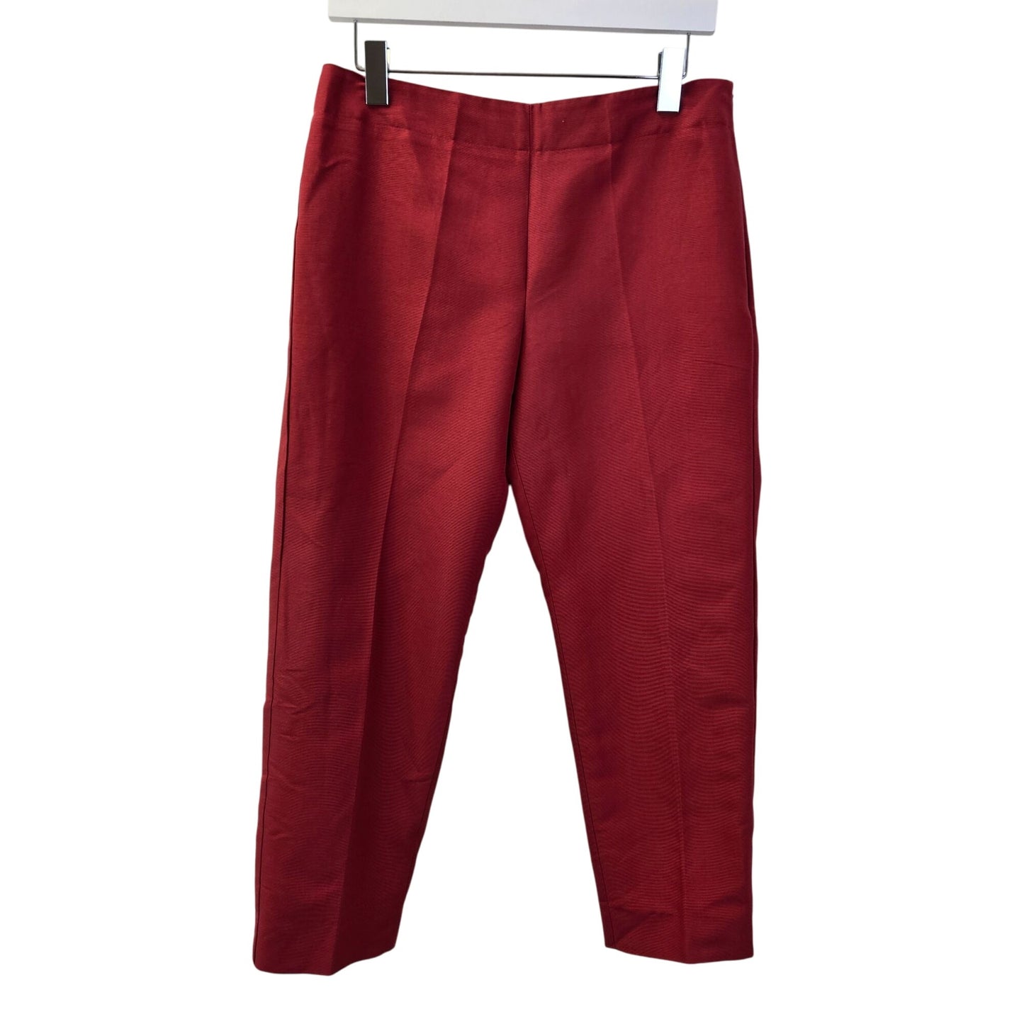 Talbots Petites Curvy Silk Blend Ankle Pants Size 8 Petite