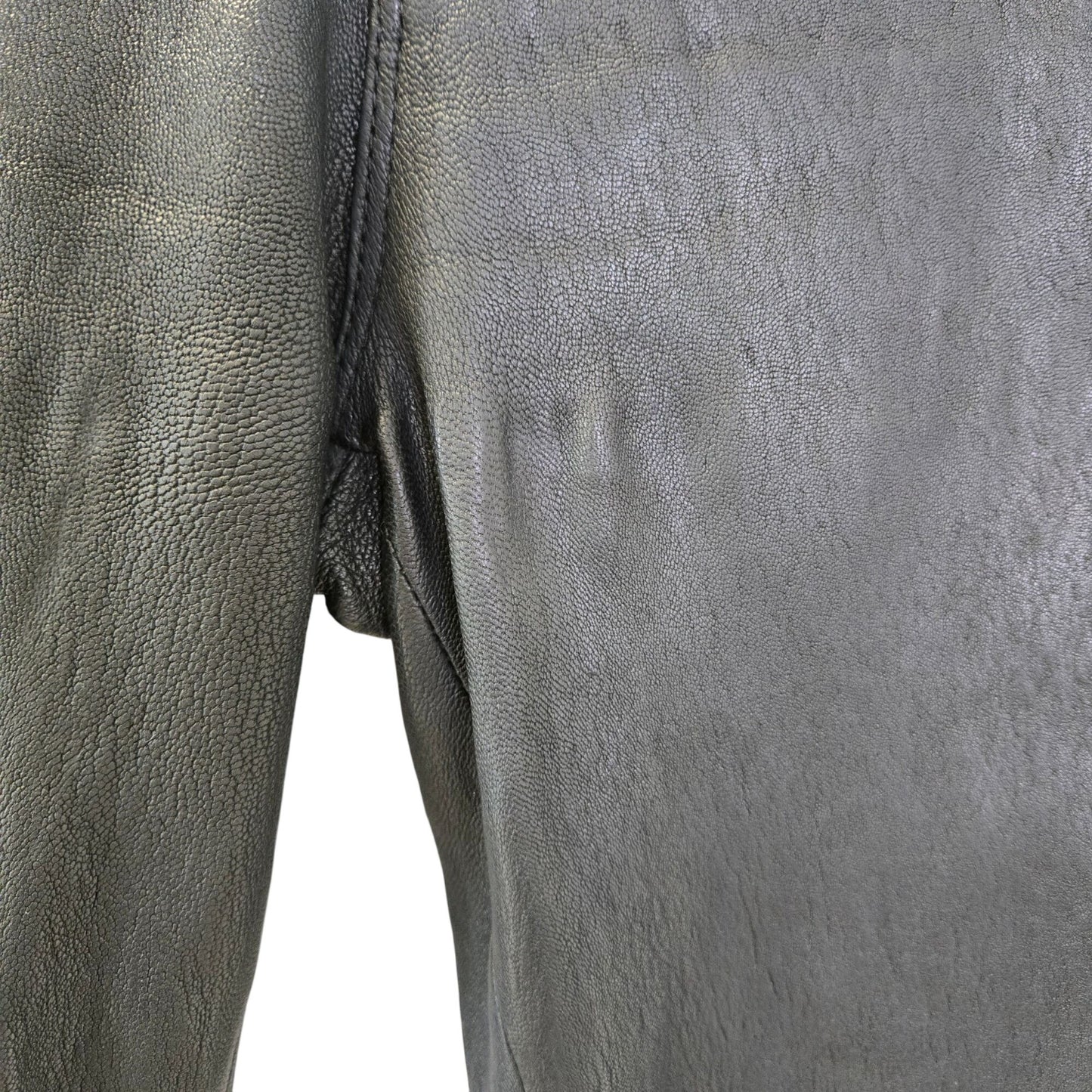J Brand 100% Lamb Leather Skinny Zip Ankle Pants Size 26