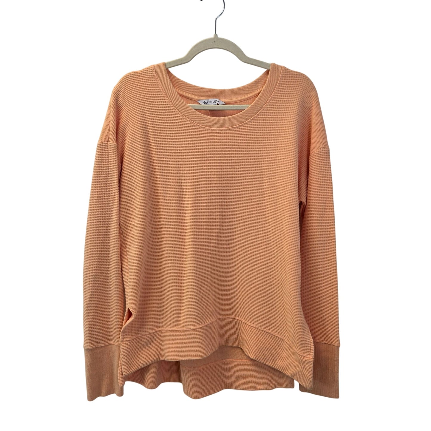 Athleta Coaster Luxe Waffle Crewneck Sweatshirt Size Medium