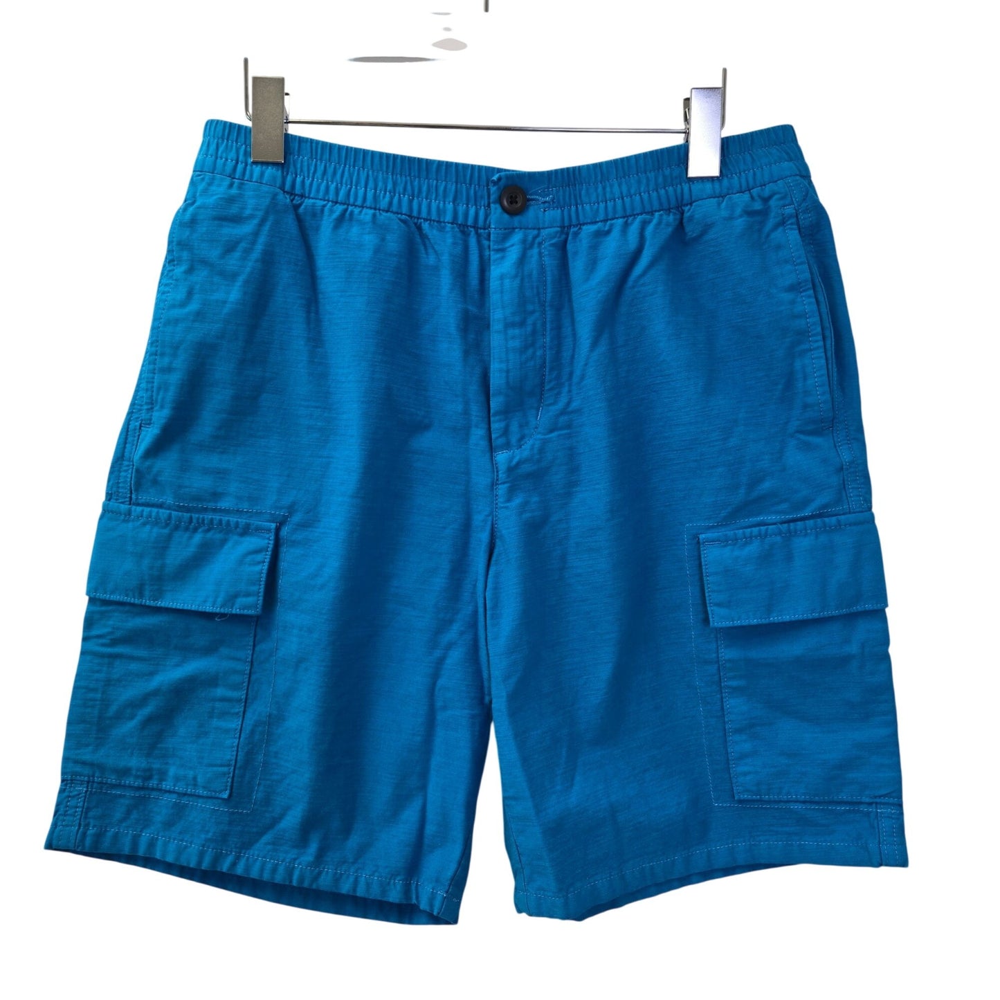 NWT Everlane Men’s Linen Blend Elastic Waist Cargo Short Size Medium