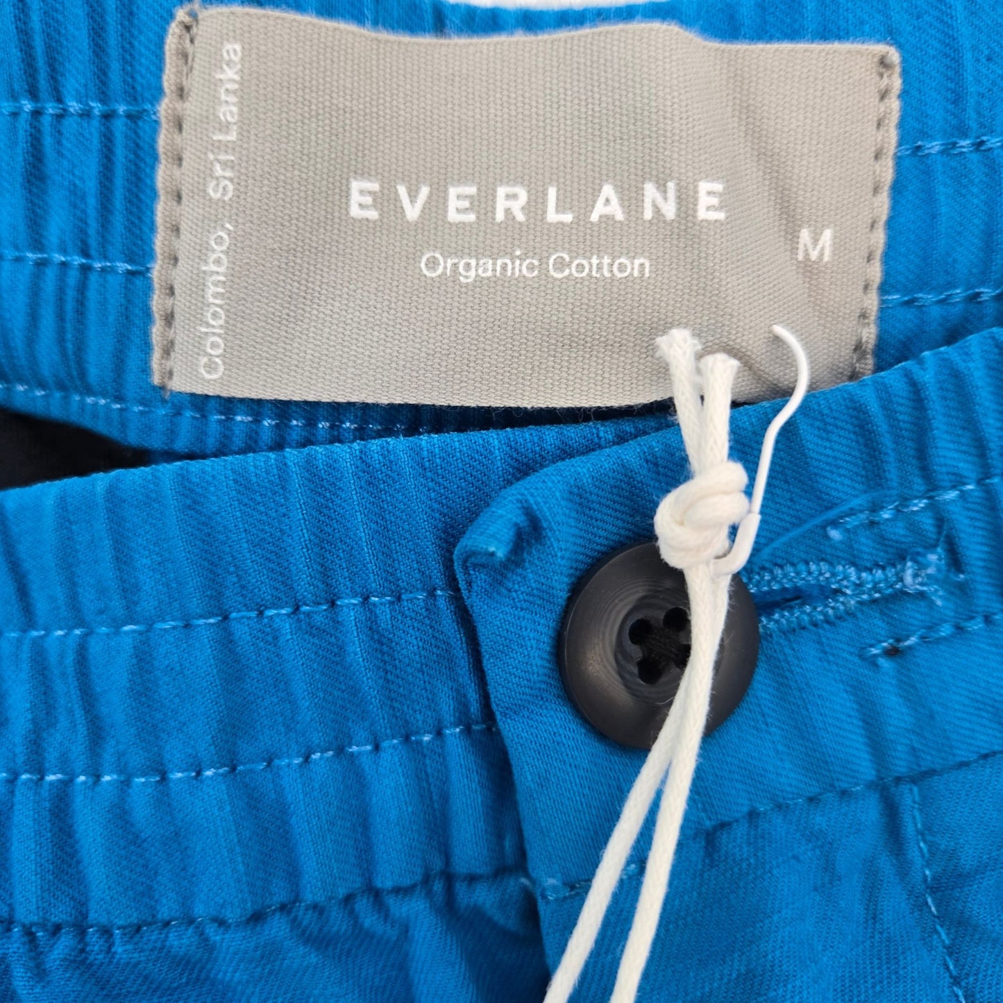 NWT Everlane Men’s Linen Blend Elastic Waist Cargo Short Size Medium