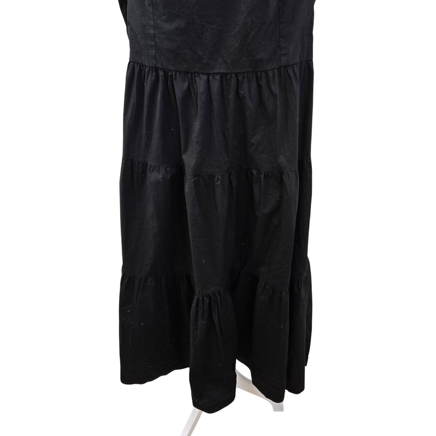 City Chic Corrine Cotton Square Neck Tiered Boho Midi Dress Size XL