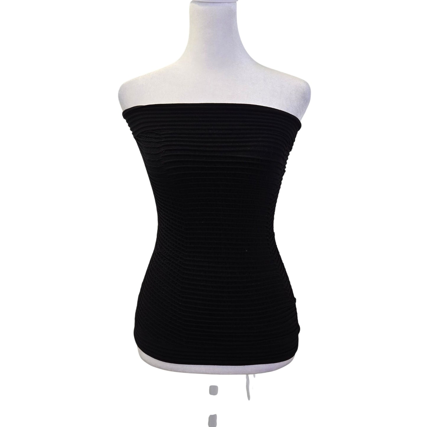 NWOT Nux Ribbed & Ruched Tube Top Size Small