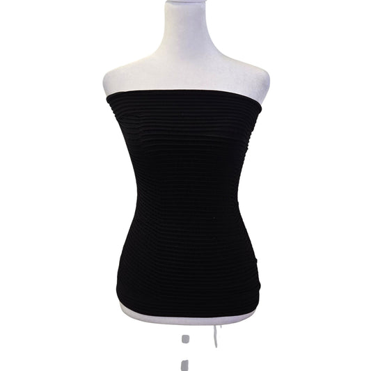 NWOT Nux Ribbed & Ruched Tube Top Size Small