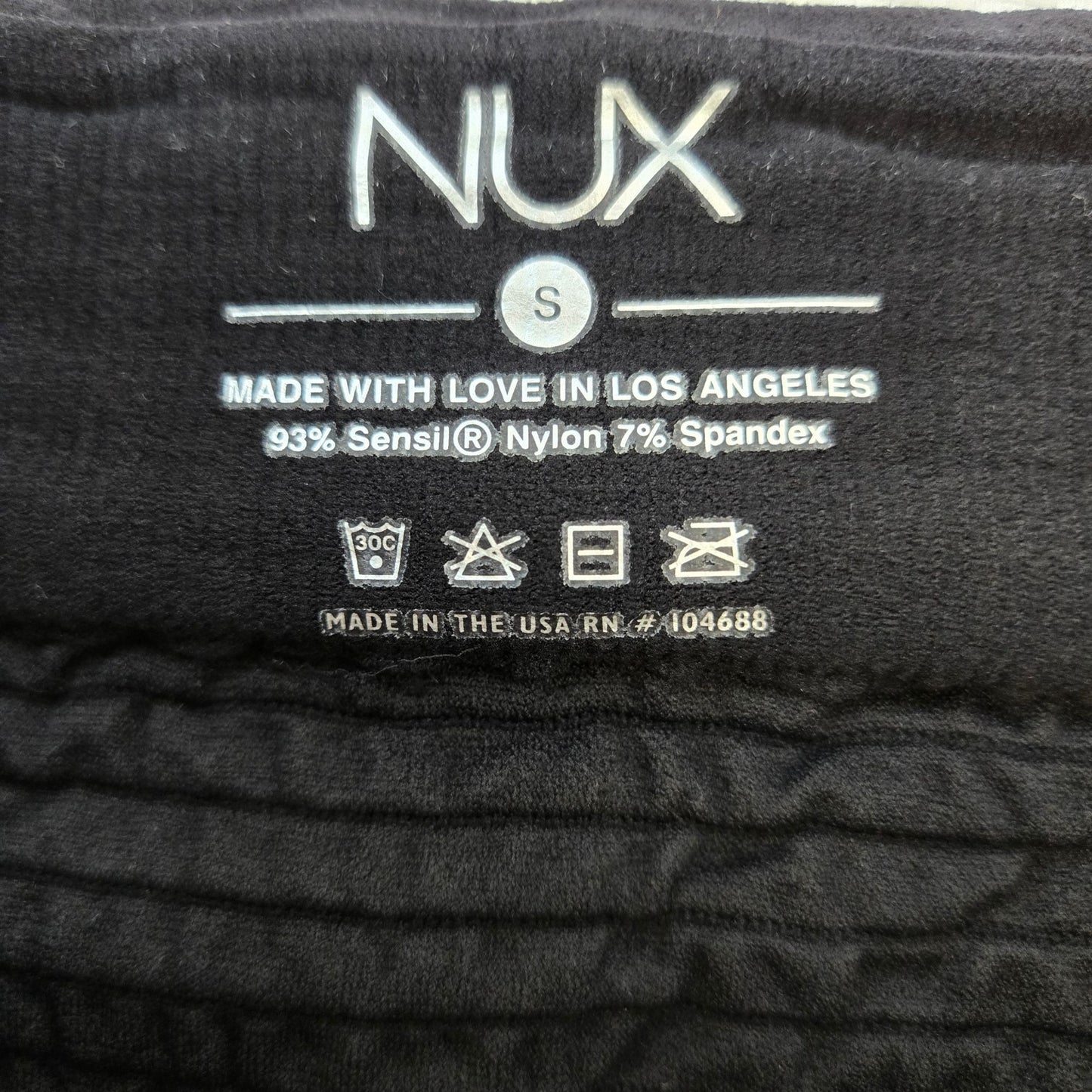 NWOT Nux Ribbed & Ruched Tube Top Size Small