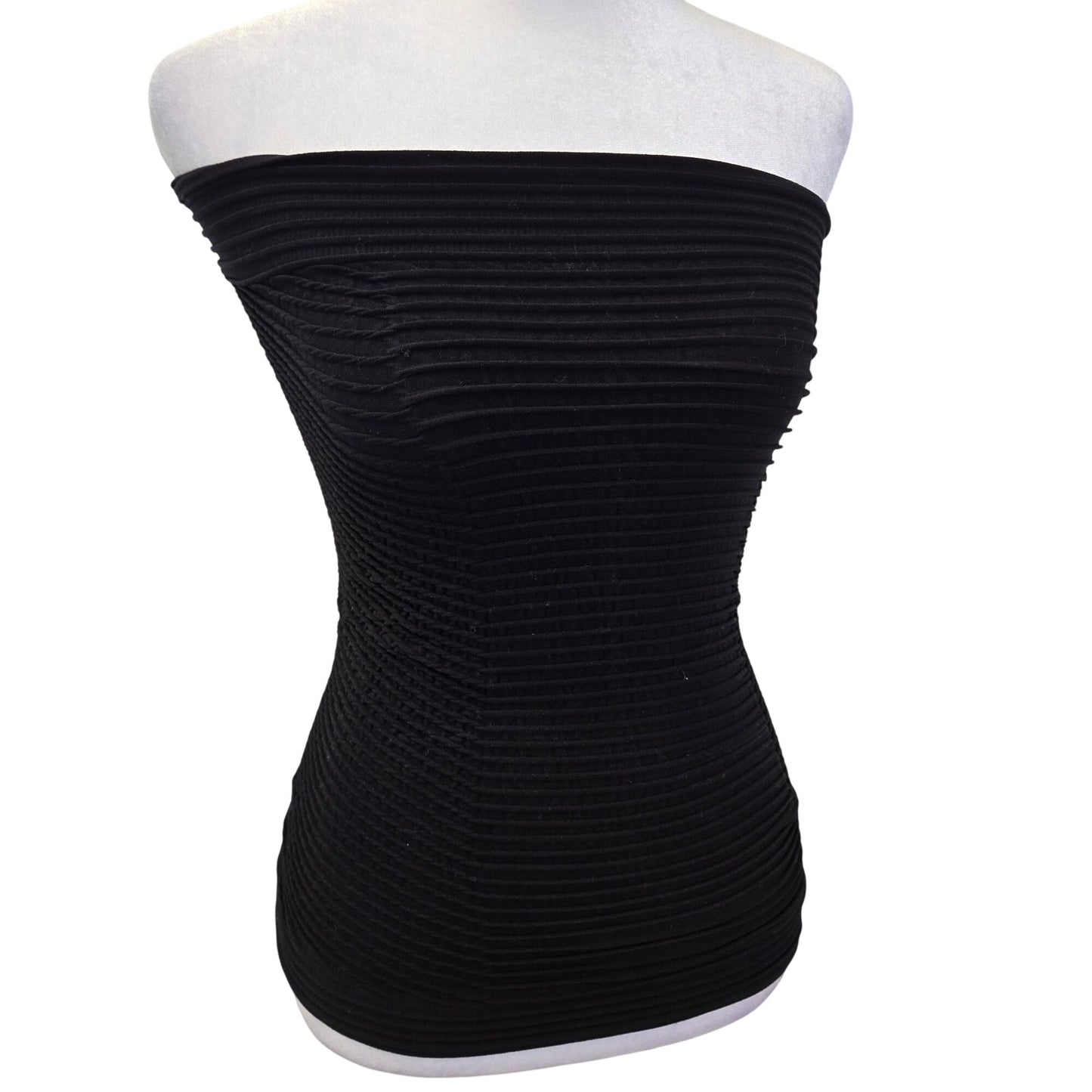 NWOT Nux Ribbed & Ruched Tube Top Size Small