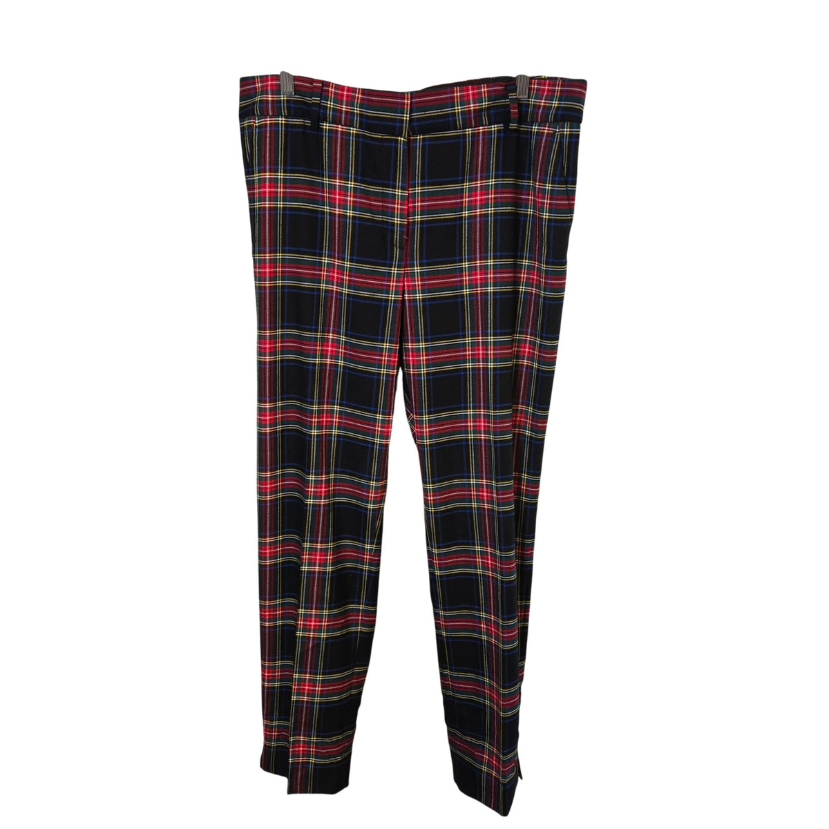 Talbots Tartan Plaid Wool Blend Hampshire Ankle Pant Size 12