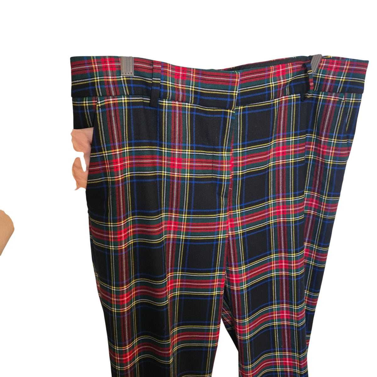 Talbots Tartan Plaid Wool Blend Hampshire Ankle Pant Size 12
