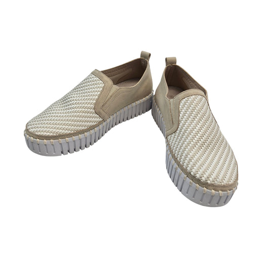 Ilse Jacobsen Hornbaek Woven Slip On Platform Loafer Sneakers Size 40/US 9.5