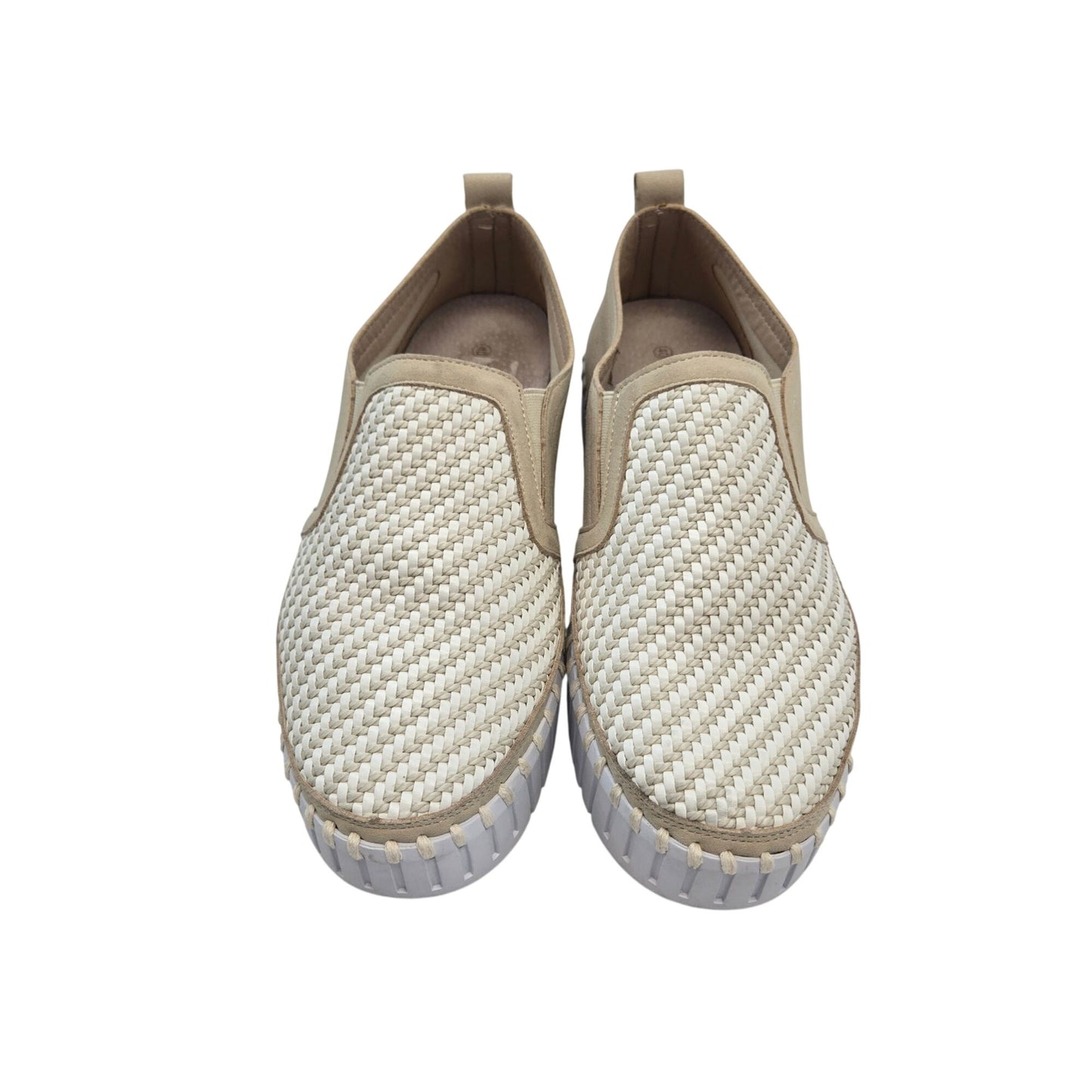 Ilse Jacobsen Hornbaek Woven Slip On Platform Loafer Sneakers Size 40/US 9.5