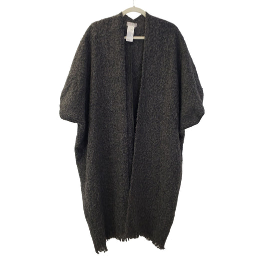 Free People Wool Blend Weekend Boucle Kimono Cardigan Sweater