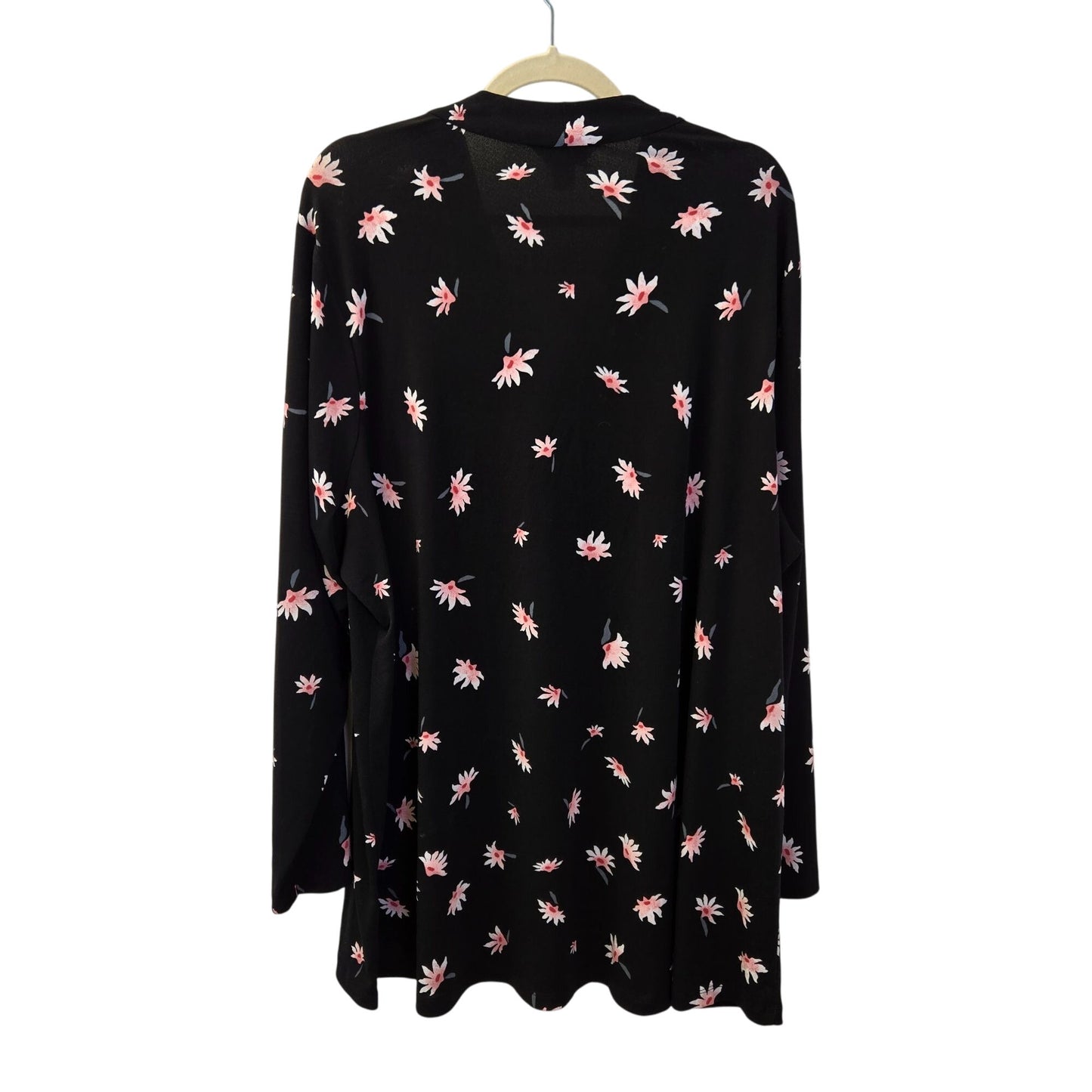 CJ Banks Floral Popover Boho Top Size 3XL