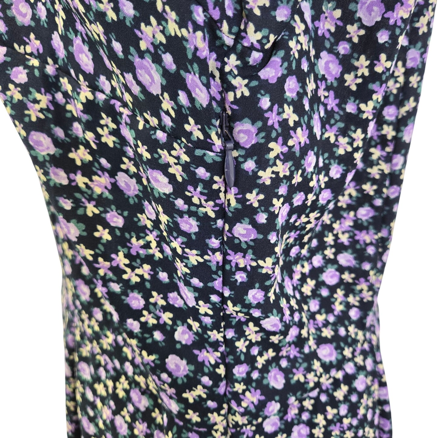 Abercrombie & Fitch Floral Short Sleeve Fit & Flare Dress Size Large Tall