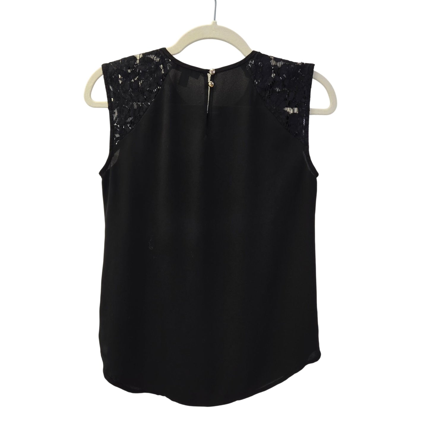 J. Crew Lace Shoulder Sleeveless Blouse Size 0