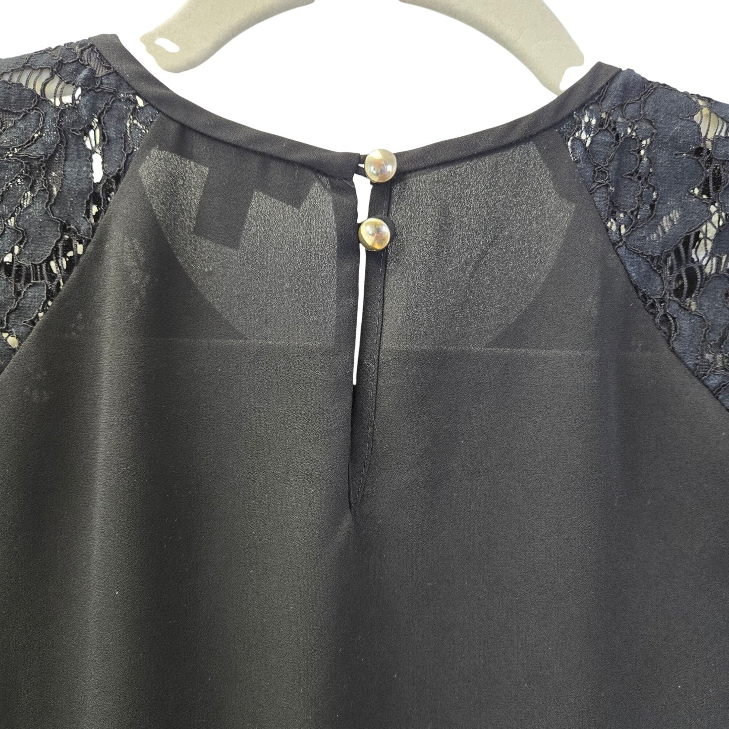 J. Crew Lace Shoulder Sleeveless Blouse Size 0