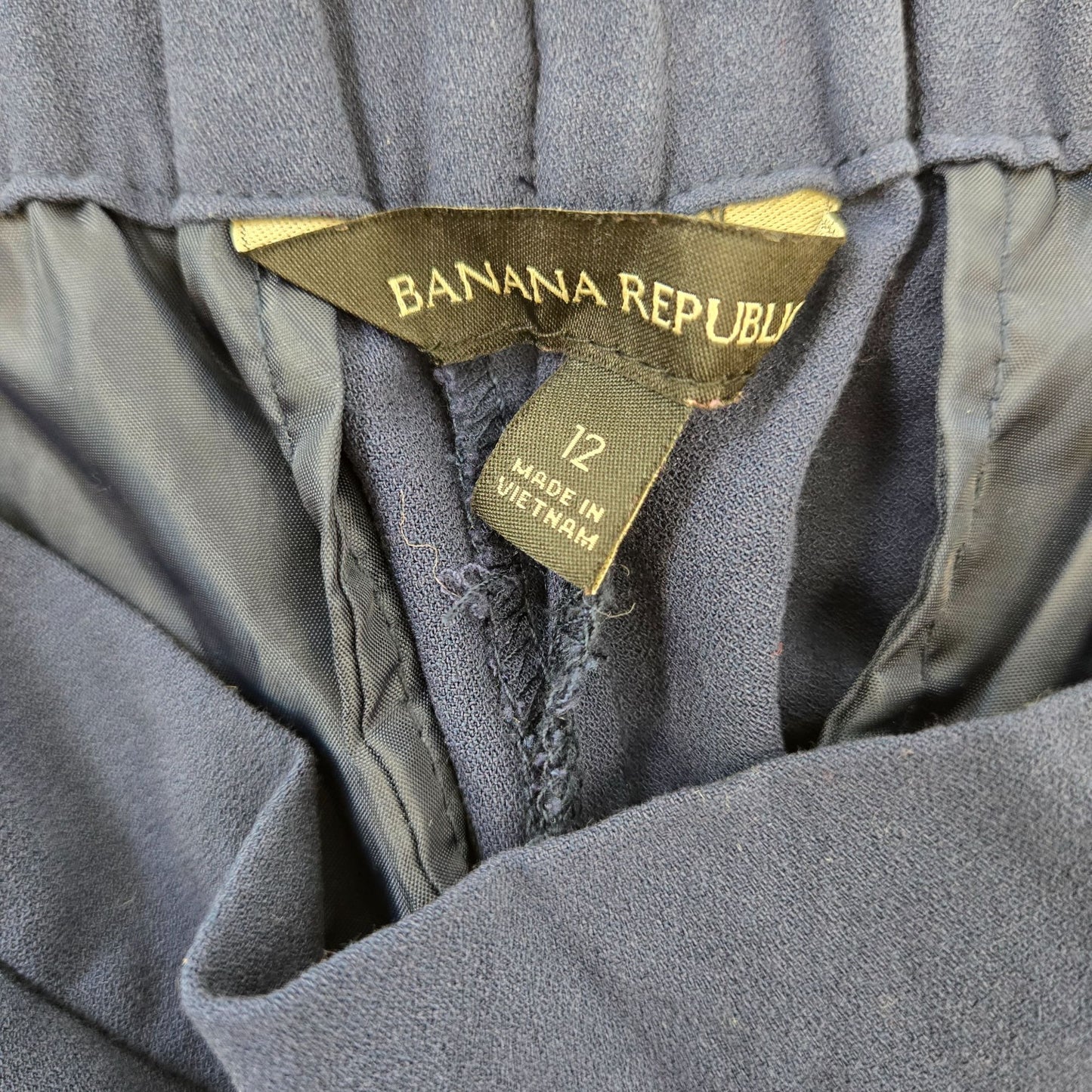 Banana Republic Pull On Split Hem Casual Pants Size 12