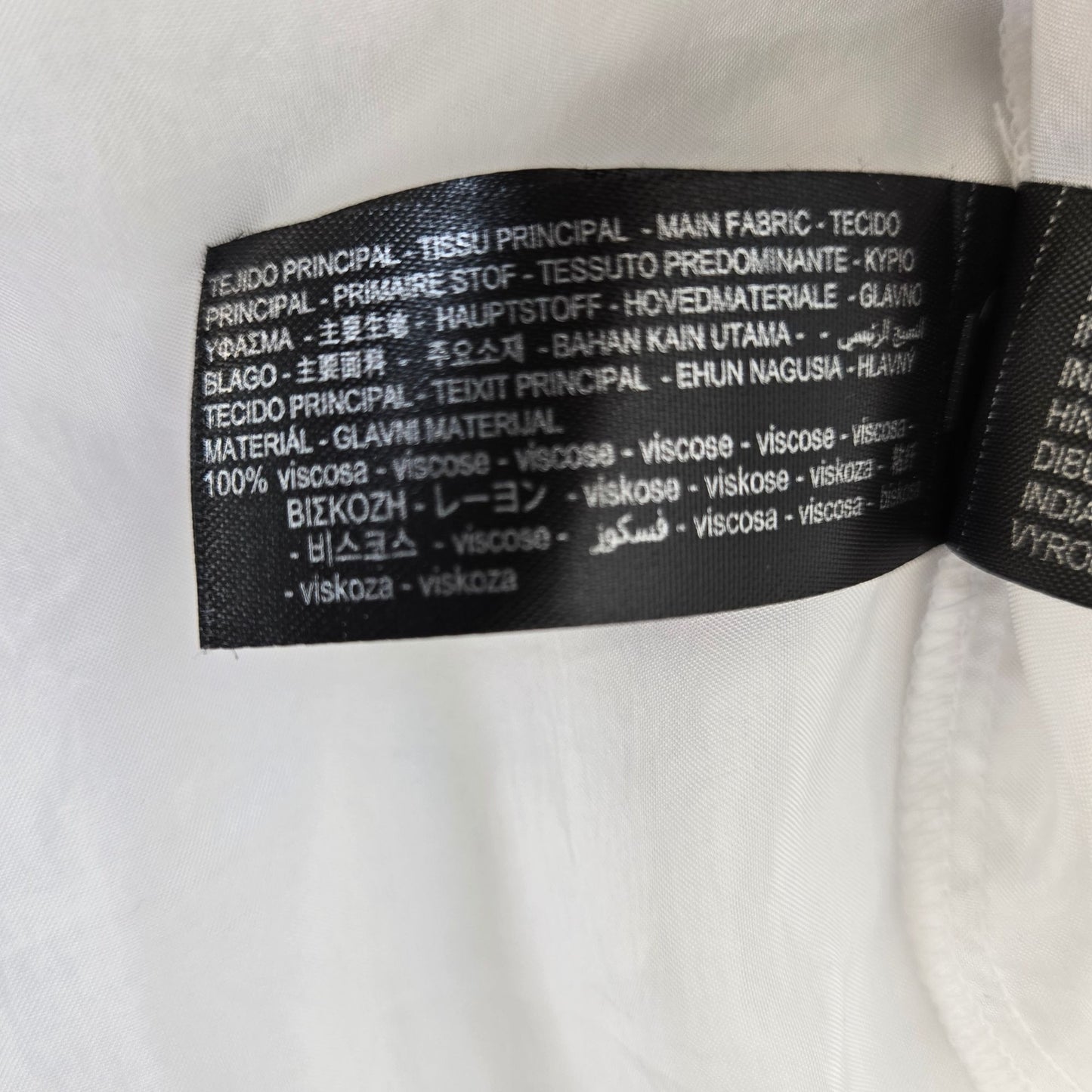 NWT Zara 100% Viscose Lace Satin Effect Tie Neck Blouse Size Small