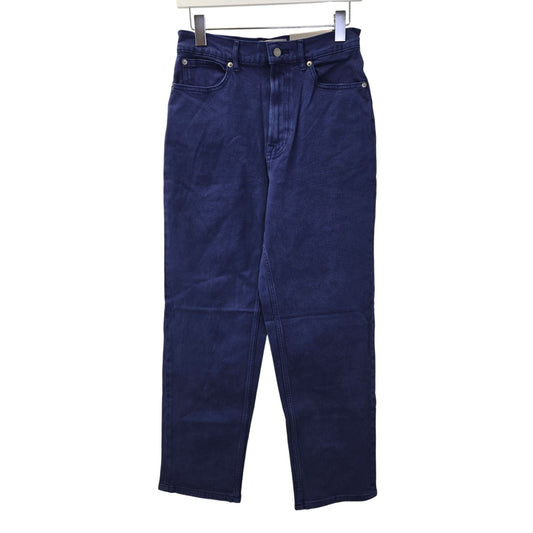 NWT Everlane The Way High Straight Jeans Size 26 Tall in Lapis Blue