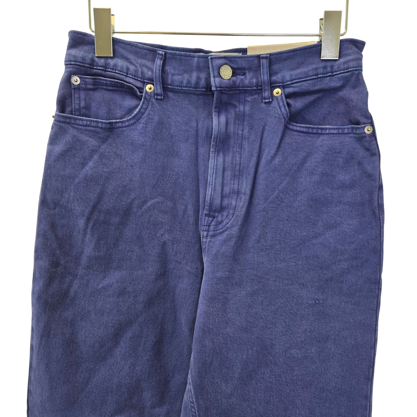 NWT Everlane The Way High Straight Jeans Size 26 Tall in Lapis Blue