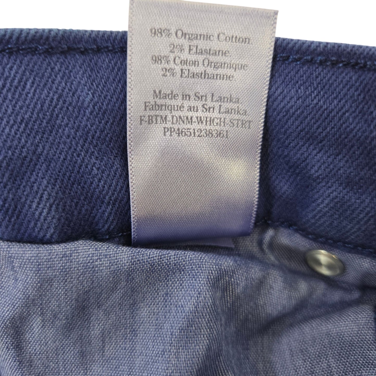 NWT Everlane The Way High Straight Jeans Size 26 Tall in Lapis Blue
