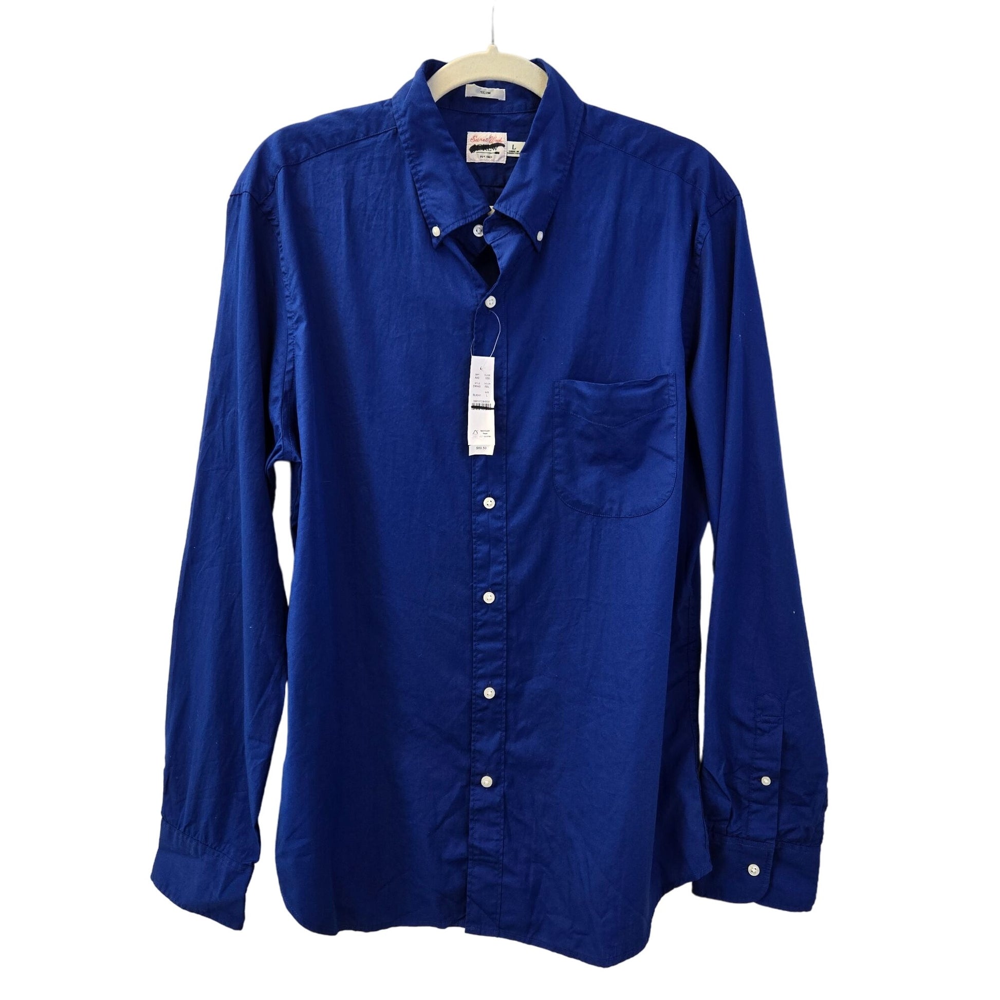 NWT J. Crew Secret Wash Slim Fit Button Down Shirt Size Large theuntamedthread.com NWT J. Crew Secret Wash Slim Fit Button Down Shirt Size Large theuntamedthread.com
