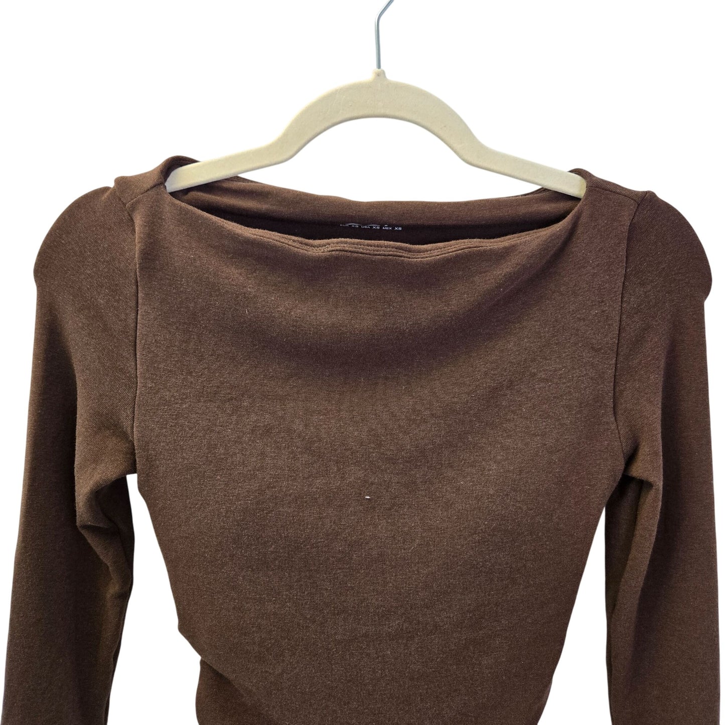 NWT OGL ProWarm Modern Side Ruched Boatneck Brami Top Size XS