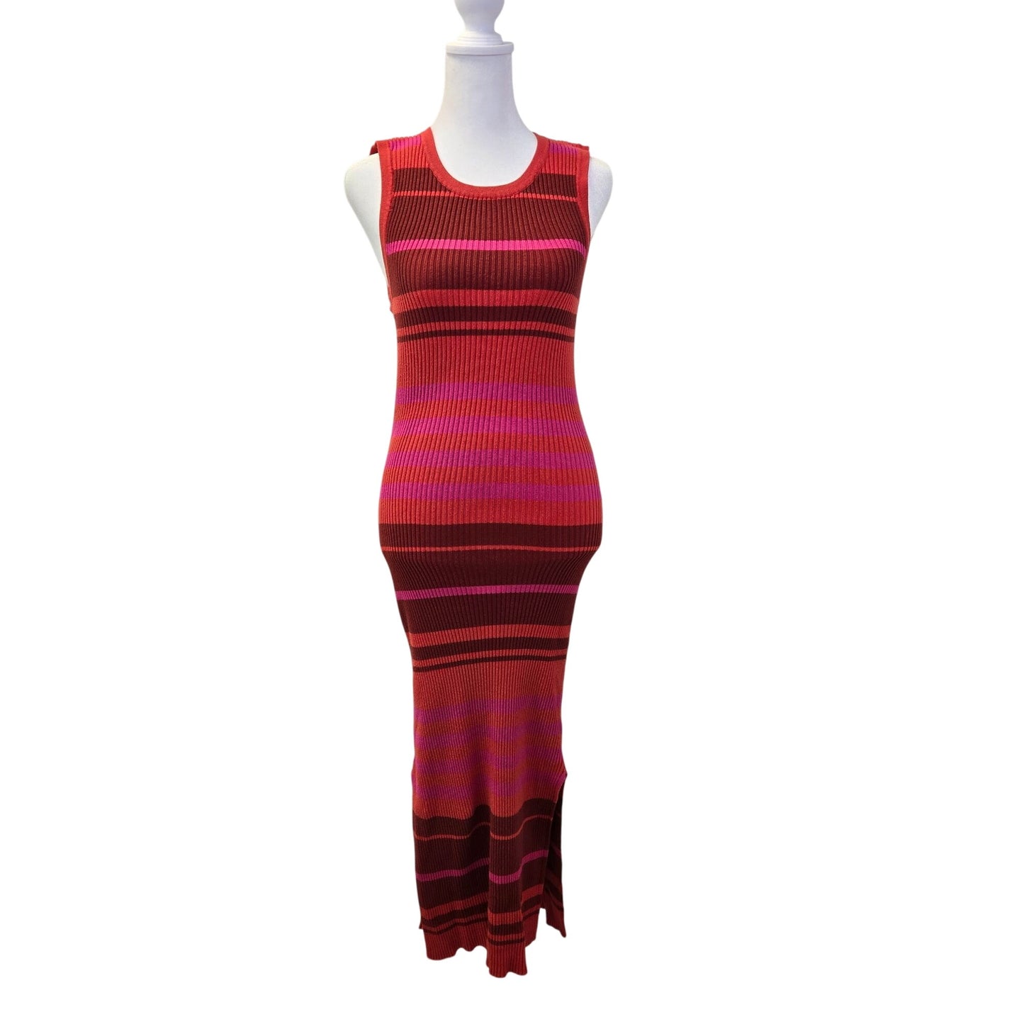 evereve red dress EVEREVE Women's Lillian Linen Shift Dress, Size XL, Red, Cotton