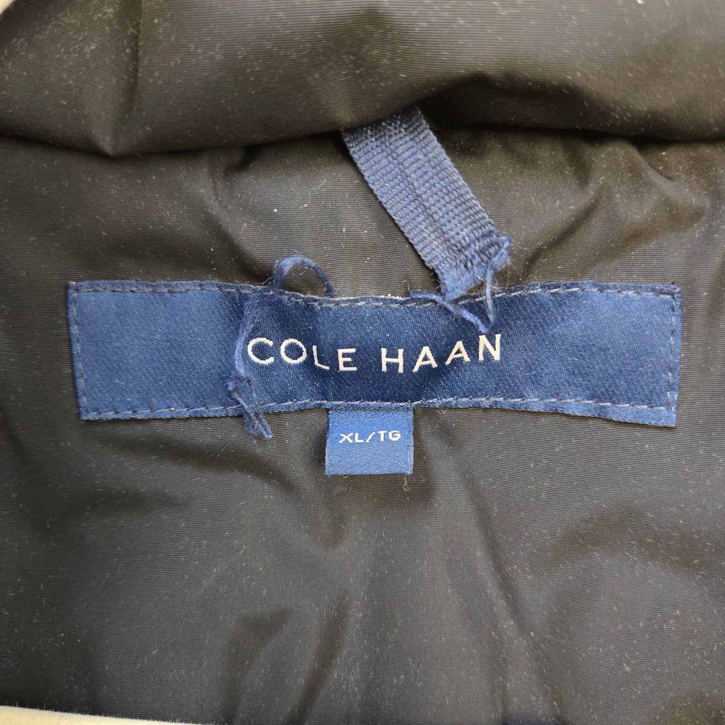 Cole Haan Partially Down Filled Hooded and Belted Puffer Coat Size XL