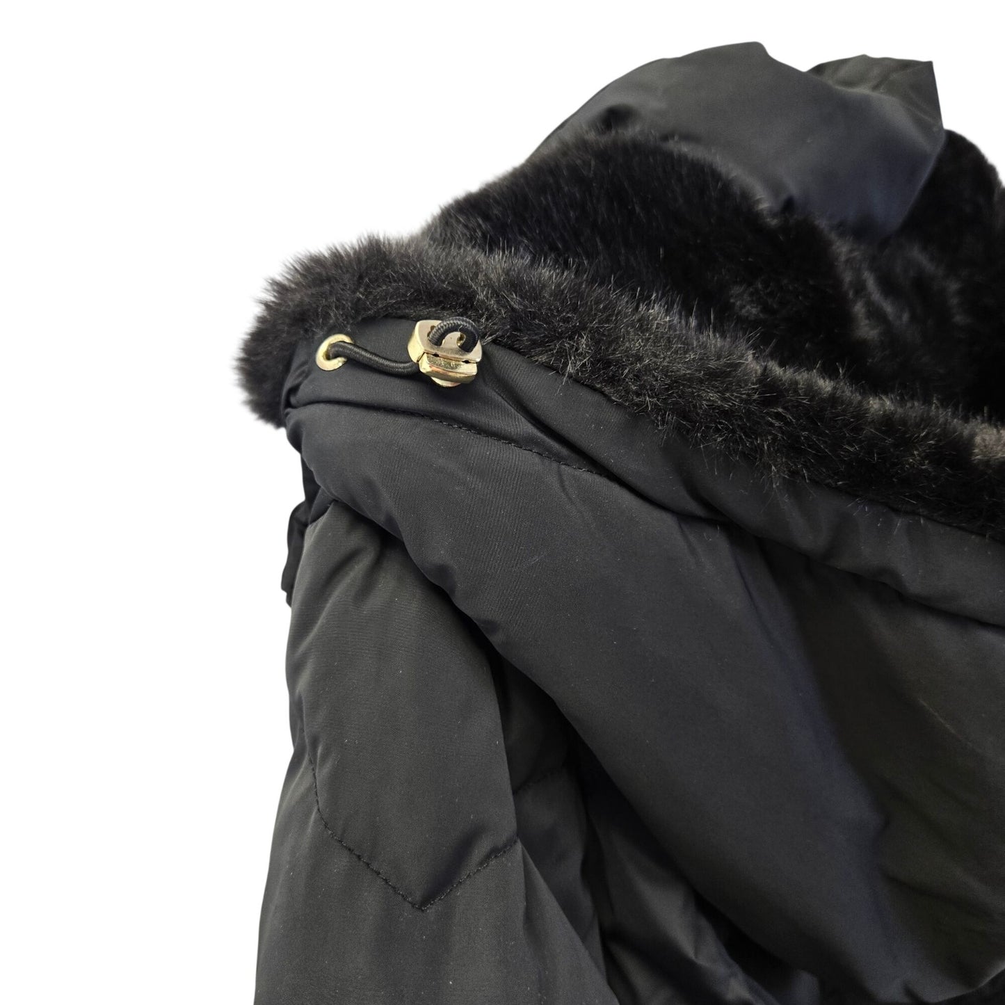 Cole Haan Partially Down Filled Hooded and Belted Puffer Coat Size XL