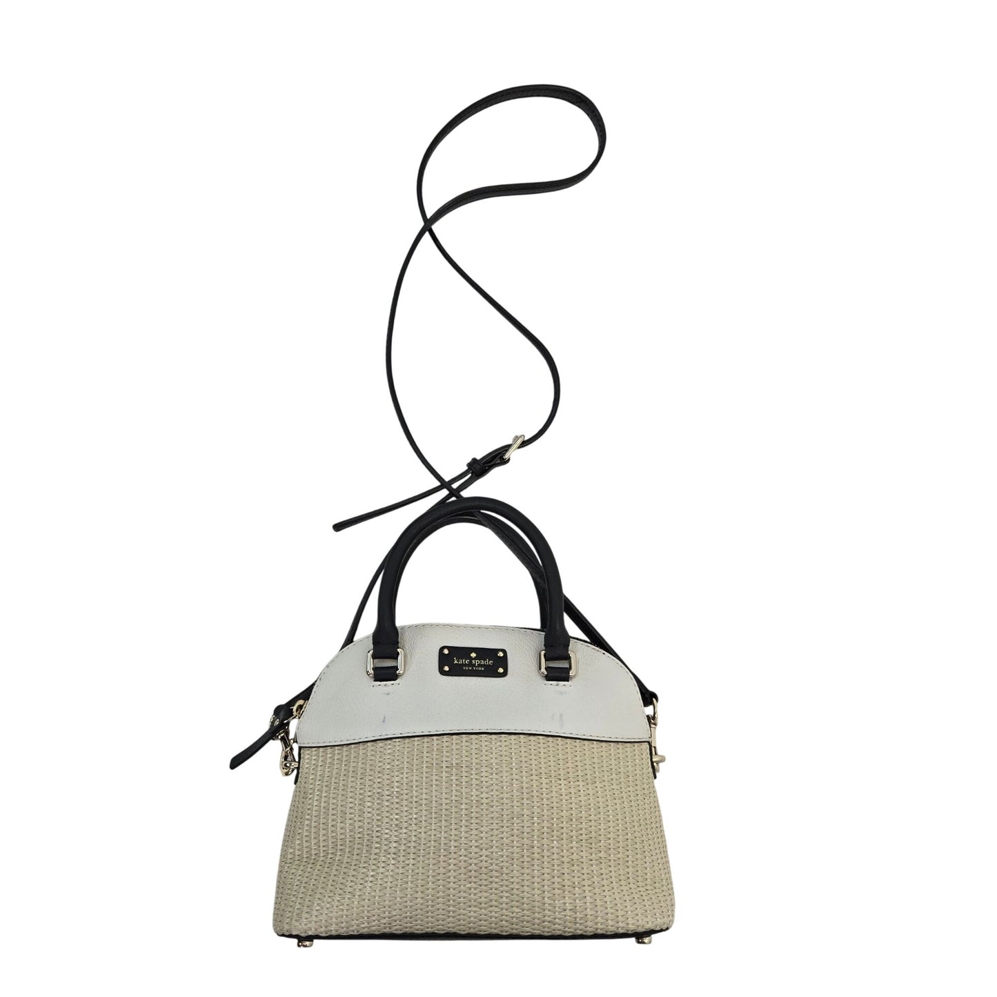 Kate Spade Grove Street Mini Straw Carli Convertible Satchel Bag