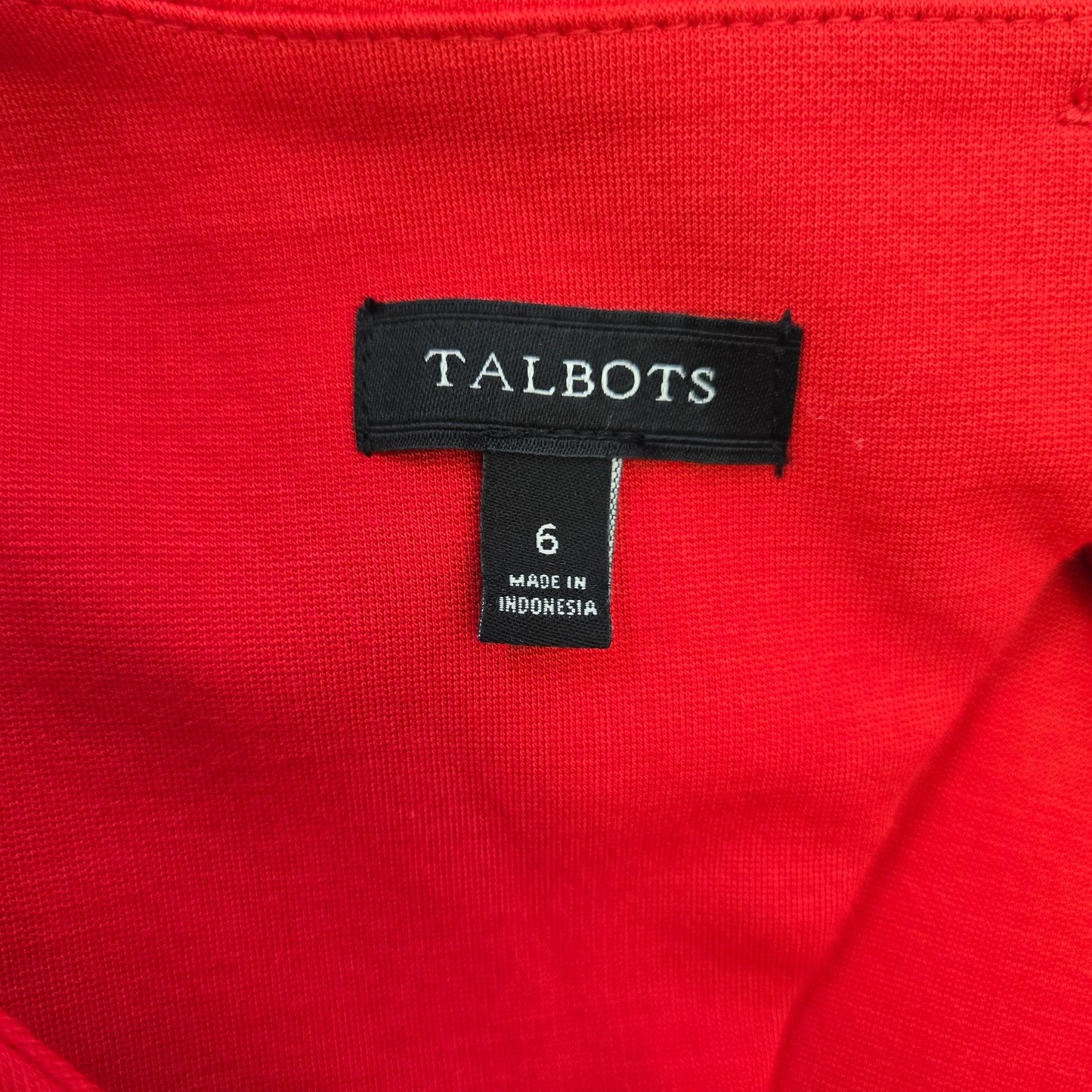 Talbots Sleeveless Fit & Flare Dress Size 6